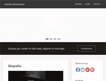 Tablet Screenshot of marekeimitaciones.com